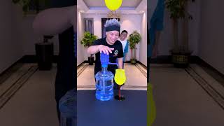 Pour Water Challenge Your Heart Beats Faster Throughout The ProcessFunnyfamily Partygames Funny [upl. by O'Connor]