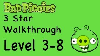 Bad Piggies  Level 38 3 Star Walkthrough When Pigs Fly  WikiGameGuides [upl. by Harneen]