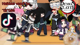 Hashiras react to TikToks1ftObaMitsuDemon slayerGacha club [upl. by Eskill986]