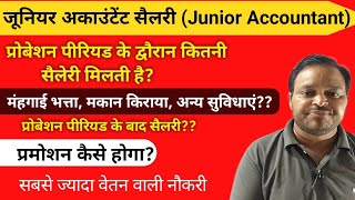 Junior Accountant Salary in Rajasthan Promotion  Junior Accountant job Profile [upl. by Adnoek]