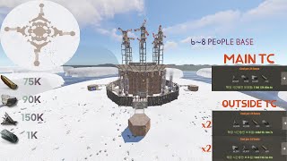 RUST 러스트  Rust 2x3 base design  OPENCORE  ROOFBUNKER  WIDEGAP [upl. by Welles]