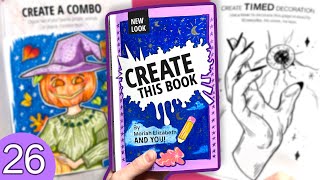 Create This Book ep 26 🎃 Moriah Elizabeth art prompt book [upl. by Htebirol]