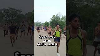 Speed work running new army academy running milkhasingh viral trending sports athlete [upl. by Viehmann]