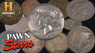 Pawn Stars TOP COINS OF ALL TIME 20 Rare amp Expensive Coins  History [upl. by Carbrey]