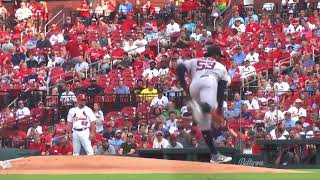 Cristian Javier Slow Motion Pitching Mechanics 3rd Base Side View [upl. by Philly]