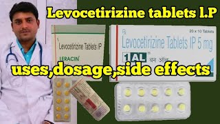 Levocetirizine tablets usesdosage side effect in hindiasmedico [upl. by Anna-Maria645]