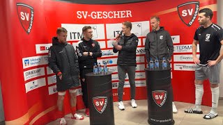 Pressekonferenz 16 Spieltag Heimspiel gegen SC Südlohn [upl. by Airtap484]