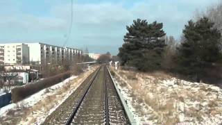 Führerstandsmitfahrt SBahn Berlin Strausberg  Strausberg Nord [upl. by Anauqcaj]