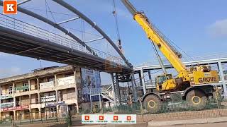 Development of Takoradi footbridge underway to prioritize pedestrian [upl. by Eilac332]