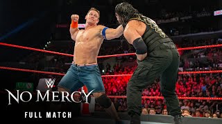 FULL MATCH Roman Reigns vs John Cena WWE No Mercy 2017 [upl. by Sinnaoi]