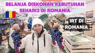 BELANJA DISKONAN KEBUTUHAN SEHARI2 DI SUPERMARKET LIDL ROMANIA  BANTU NENEK BULE MASAK PERISOARE [upl. by Wilmette]