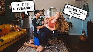 Tickle Prank On My Wife HILARIOUS [upl. by Curran]