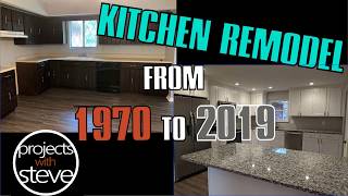 BEFORE amp AFTER KITCHEN REMODEL  1970 TO 2019 [upl. by Cooley]