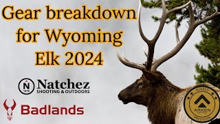 Wyoming Elk Hunt 2024  Gear Breakdown [upl. by Bettencourt]