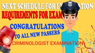 SCHEDULE FOR CRIMINOLOGIST EXAM 2023  REQUIREMENTS TO TAKE THE EXAM FOR CRIMINOLOGIST [upl. by Naillimixam]