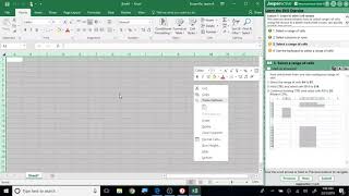 Jasperactive Excel 2016 Core Lesson 1 Module 10 [upl. by Henni]