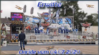 Jetlag Weber Onride Schlosspark Erwitte pop up Freizeitpark Kirmes Tester 2020 [upl. by Stag]