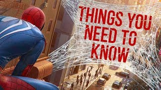 SpiderMan PS4 10 Things You NEED To Know [upl. by Anawqahs]