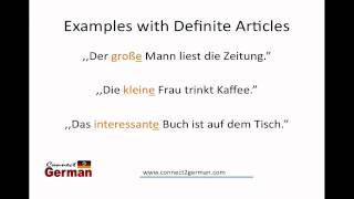 Intro to Adjective Endings in German [upl. by Enirtak]