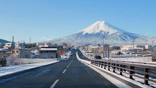 Japan Scenic Drive 4K  Central Tokyo to Mt Fuji [upl. by Florella]