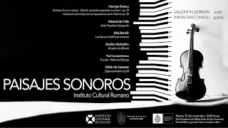 Paisajes sonoros Instituto Cultural Rumano [upl. by Eniluj]