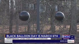 Black Balloon Day Remembering those lost to overdoses [upl. by Haida]