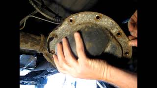 Mazda B4000 Ford Ranger rear diff oil change [upl. by Aivatnuhs]