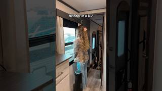 Winter in a Rv winter winterwonderland rv [upl. by Yortal610]