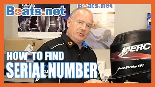 How to Find the Serial Number on a Mercury Outboard  Mercury Outboard Serial Number Location [upl. by Alpert]