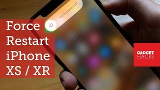 How to Force Restart the iPhone XS XS Max amp iPhone XR [upl. by Girardo]