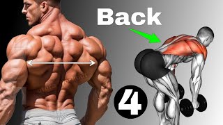 Best Back Workout With Dumbbells  4 effective Exercises [upl. by Lien]