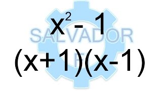 Factorización de Diferencia de Cuadrados  Álgebra  Salvador FI [upl. by Aina30]