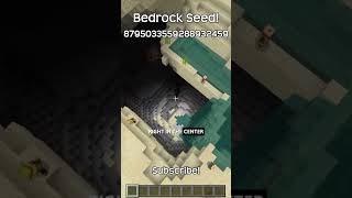 This Minecraft Bedrock Seed Has A Stronghold Right Below A Desert Village [upl. by Yeliah543]