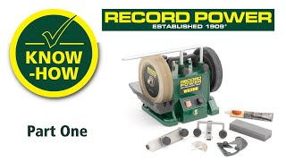 KnowHow Series How to get the best from your WG200 8quot Wet Stone Sharpening System Part One [upl. by Oirretno]