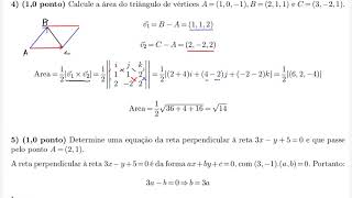 Geometria Analítica e Algebra Linear  lista 2  parte 2 [upl. by Northway]