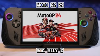 ROG Ally X  MOTO GP 24  1080P High Setting FSR Quality Sepang Track Race Gameplay [upl. by Ayihsa145]