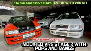 Skoda Octavia vRS Modified  Stage 2 tuned  Valvetronic exhaust with pops and Bangs  Octavia mk1 [upl. by Nibur267]