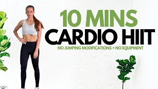 10 MIN CARDIO HIIT FAT BURN Home Workout I Intense amp Sweaty [upl. by Tootsie]