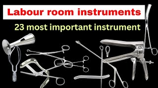 labour room instrument name and use  obstetric instrument  midwifery  nursing video [upl. by Coward]