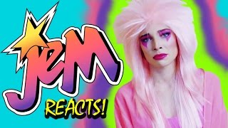 JEM REACTS  to the new Jem And The Holograms Trailer [upl. by Muriel448]