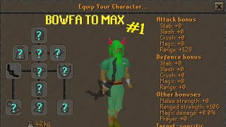 BOWFA to MAX on a 60 attack med level 01  OSRS [upl. by Amir]