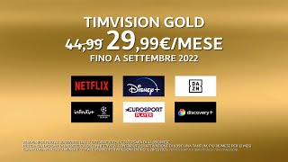 Spot TIM  TIMVISION GOLD 15 [upl. by Leckie]