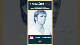 📅 Kartka z kalendarza 4 września 1963 r shorts football sports piłkanożna lubański [upl. by Attennek]