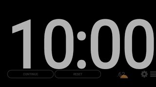 10 minute Timer Countdown 10minutes timer and stopwatch ‎SaimClock [upl. by Notelrac]