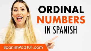 Ordinal numbers in Spanish First Second etc  Examples [upl. by Ayram537]