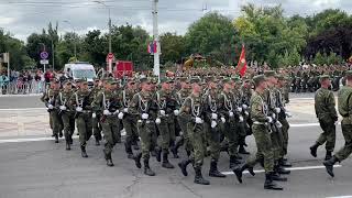 Military parade Tiraspol Transnistria — September 2 2021 [upl. by Reniar653]