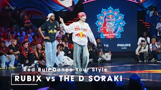 Rubix vs D Soraki Top 4  stance x Red Bull Dance Your Style World Final 2024 Mumbai [upl. by Jepum424]