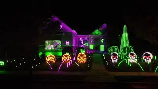 Halloween Light Show 2023 Full Show [upl. by Lorne]