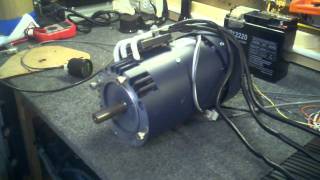 AC15 Electric Motor Bench Test [upl. by Archy398]