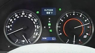 2012 Lexus IS 250 060 mph acceleration [upl. by Cohbert]